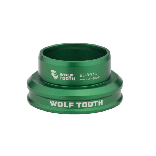 ウルフトゥース Wolf Tooth 【送料無料（一部地域を除く）】 EC34 30 WOLF Lower 激安な Green Headset TOOTH