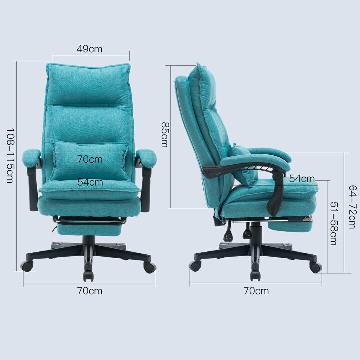 楽天市場】【送料無料】 SKYEゲーミングチェア ファブリック オフィス  