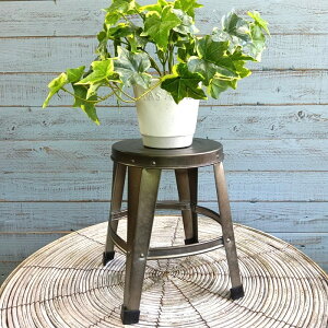 ガーデニング雑貨 花台 フラワースタンド 棚 ラック シェルフ ガーデン雑貨 ガーデニング 雑貨 アンティーク ナチュラル おしゃれ かわいい RACK スツールブラウン MT-4479-80
