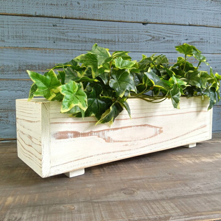 楽天市場】ガーデニング雑貨 ウッドプランター 木箱 ウッドボックス  