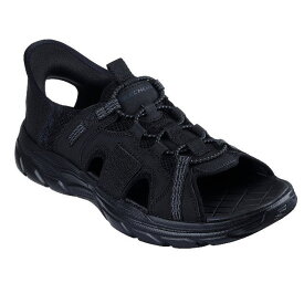 SKECHERS Hands Free Slip-ins REVOLTED SS-MERRICK 205181 BLKスケッチャーズ スリップインズ リヴォルテッド - SS メリック メンズ ハンズフリー コンフォート サンダル ブラック