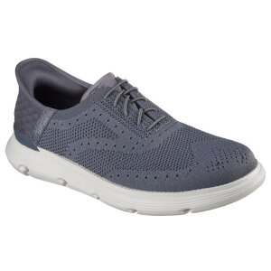 SKECHERS Hands Free Slip-ins GARZA-PALMA 205303 CHAR�X�P�b�`���[�Y �X���b�v�C���Y �K���U - �p���} �����Y �E�C���O�`�b�v �I�b�N�X�t�H�[ �J�W���A�� �V���[�Y �`���R�[��