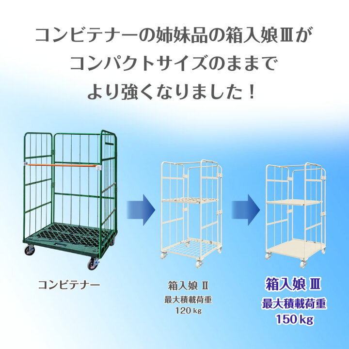 楽天市場】カゴ台車 小さく 軽い ミニ コンパクト 小型 「箱入娘3 