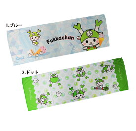 埼玉県深谷市のイメージキャラクター ふっかちゃん 冷感タオル 約30x90cm 1枚　冷却 冷感 冷たい 熱中症対策 薄手 アイスタオル