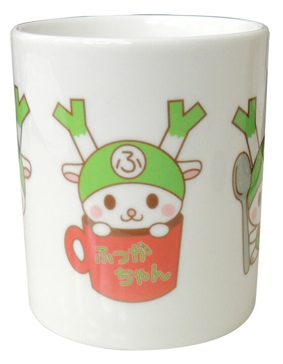 楽天市場 埼玉県深谷市のイメージキャラクターふっかちゃん コーヒー柄 マグカップ 看板 ステッカーの やまカン