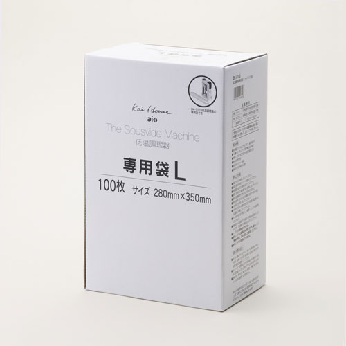 低温調理器 貝印 袋 Kai House Lサイズ DK5133 低温調理器専用袋 代引き手数料無料 予約 100枚