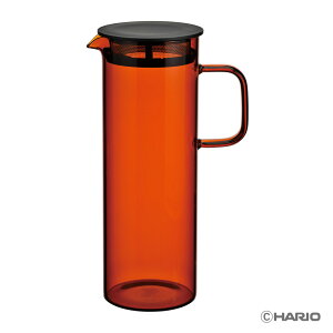 HARIO COLORS ガラスポット 耐熱 コールドブリューピッチャー 800ml 耐熱ガラス ピッチャー ガラスピッチャー 水差し 冷水筒 水筒 麦茶ポット 冷水ポット 食洗機 食洗器対応 熱湯 カラーガラス お