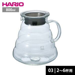 HARIO V60 OXT[o[ 800ml NA 2`6tp XGSR-80-TB nI R[q[T[o[ WT[o[ ϔMKX 03 ̓ v[g { dqW H@Ή