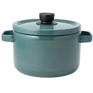 両手鍋 IH 直火 22cm 鍋 深型 ディープキャセロール 富士ホーロー キャセロール ホーロー パスタ鍋 琺瑯 パスタパン Solid HoneyWare 結婚祝い 引越し祝い ハニーウェア ソリッド ホーロー鍋 ih ガス