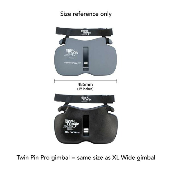 楽天市場】ブラックマジック ツインピン プロ XL ギンバル+ 