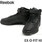 リーボック エックスオーフィット ハイ reebok EX-O-FIT HI スニーカー シューズ 靴 メンズ MENS レトロ ストリート ハイファッション ハイカット 名作 CLASSIC カラー:INTブラック