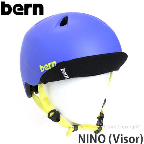注目のブランド S3STORE エススリーストア バーン ニーノ オール シーズン ヘルメット BERN NINO ALL SEASON HELMET 国内正規品 スノーボード MTB キッズ スケートボード BMX Blue カラー:Matte 子供用 オールラウンド 最大48%OFFクーポン 自転車