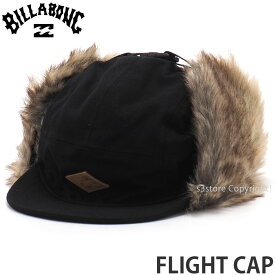 ビラボン フライト キャップ BILLABONG FLIGHT CAP 帽子 防寒 耳当て イヤーフラップ パイロットキャップ スノーボード スノボ スキー アウトドア キャンプ メンズ SNOW BOARD MENS カラー:BLK サイズ:F