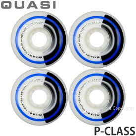 クワージー P クラス QUASI P-CLASS スケートボード スケボー ウィール パーツ ギア 部品 SKATEBOARD WHEEL カラー:White/Blue サイズ:56mm/83B