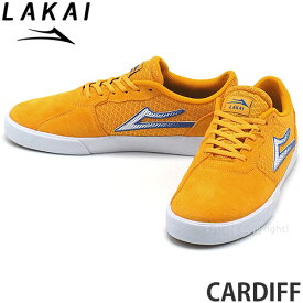 ラカイ カーディフ LAKAI CARDIFF スケートボード スケシュー スニーカー 靴 シューズ スケボー カジュアル メンズ SKATEBOARD SHOES カラー:Gold/Blue Suede