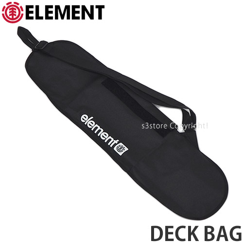 エレメント デッキ バッグ <BR>ELEMENT DECK BAG <BR>スケートボード スケボー ケース コンプリート 収納 ショルダー カバン SKATEBOARD <BR>カラー:BLK サイズ:F