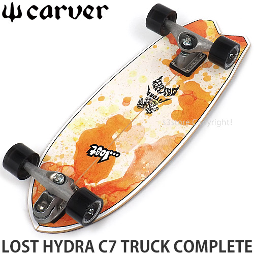 お得な情報満載 TRUCK C7 HYDRA LOST SKATEBOARDS CARVER 10.25 x 29