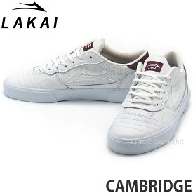 ラカイ ケンブリッジ LAKAI CAMBRIDGE スケートボード スケシュー スニーカー 靴 シューズ ローカット 白 ホワイト スケボー カジュアル メンズ カラー:WHITE/BURGUNDY LEATHER
