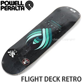パウエル フライト デッキ レトロ POWELL FLIGHT DECK RETRO スケートボード スケボー 板 ストリート パーク SKATEBOARD STREET カラー:BLACK サイズ:8.75"×32.95" - Shape 245