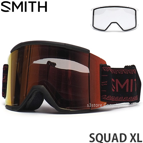 スミス スカッド XL アジアンフィット SMITH SQUAD XL 黒-