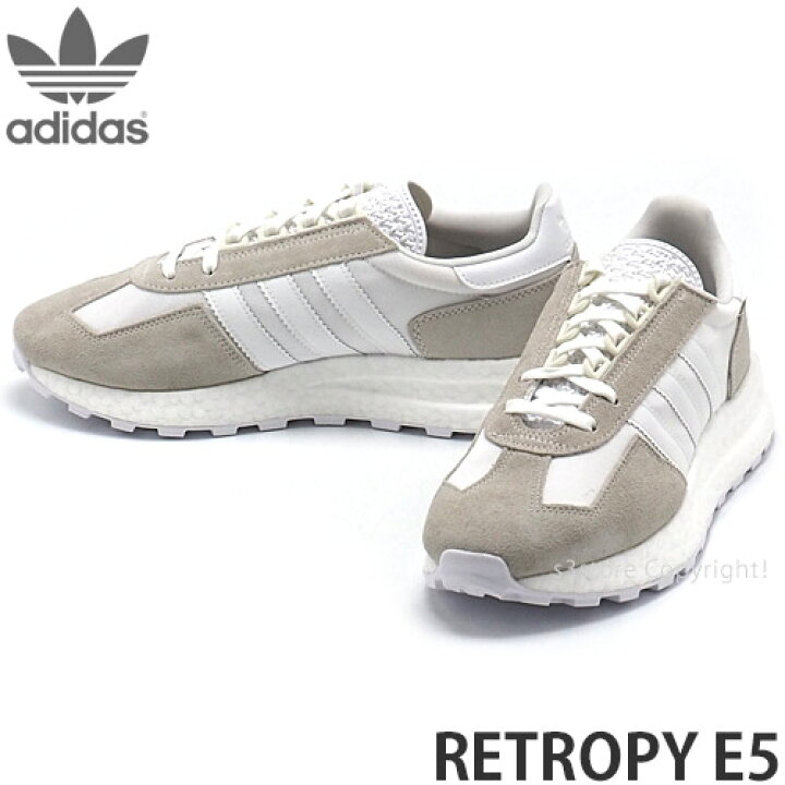 楽天市場】アディダス オリジナルス レトロピー Adidas Originals RETROPY E5 スニーカー シューズ 靴 スエード 白  ベージュ メンズ BOOST ブースト 反発力 MENS カラー:FOOTWEAR WHITE/CRYSTAL WHITE/CORE WHITE :  Ｓ３ＳＴＯＲＥ