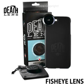 デスレンズ フィッシュアイ レンズ 【DEATH LENS FISHEYE LENS】 スマホ ケース 広角 撮影 動画 携帯 アクセサリー スケートボード スケボー 対応:iPhone 8 Plus