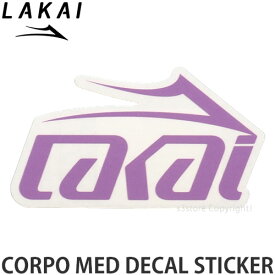ラカイ コーポ メッド デカール LAKAI CORPO MED DECAL ステッカー スケートボード スケボー シール スケシュー ストリート カラー:Purple/White サイズ:10.3cm x 6cm