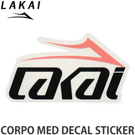 ラカイ コーポ メッド デカール LAKAI CORPO MED DECAL ステッカー スケートボード スケボー シール スケシュー ストリート カラー:White/Black/Pink サイズ:10.3cm x 6cm