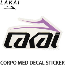 ラカイ コーポ メッド デカール LAKAI CORPO MED DECAL ステッカー スケートボード スケボー シール スケシュー ストリート カラー:White/Black/Purple サイズ:10.3cm x 6cm