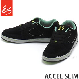 エス アクセル スリム ES ACCEL SLIM スケートボード スケボー スケシュー スニーカー シューズ 靴 ブラック 黒 メンズ レディース ユニセックス SKATEBOARD MENS カラー:BLACK/GREY/SILVER