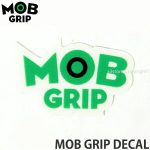 モブグリップ ディケール 【MOB GRIP DECAL】 スケートボード SKATE ステッカー STICKER シール ブランド オリジナル ロゴ カラー:Green/Black サイズ:約4.5cm x 約2.5cm