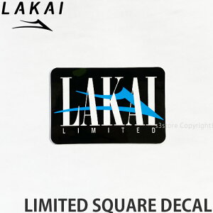 ラカイ リミテッド スクウェア デカール lakai LIMITED SQUARE DECAL ステッカー シール スケートボード スケボー スケートシューズ スケシュー ストリート カラー:Black/Blue サイズ:8.5cm x 5.7cm