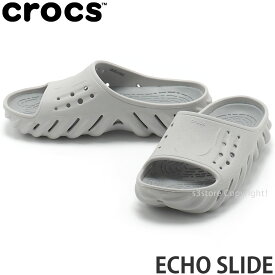クロックス エコー スライド CROCS ECHO SLIDE ストリート サンダル 靴 カジュアル 軽量 速乾性 通気性 合成樹脂 メンズ ウィメンズ SANDAL カラー:ATMOSPHERE