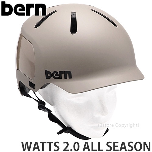 バーン BERN ワッツ2.0 オールシーズン WATTS 2.0 ALL SEASON ヘルメット 自転車 MTB BMX スケートボード プロテクター パーク オールラウンド Helmet 国内正規品 カラー:MATTE SAND