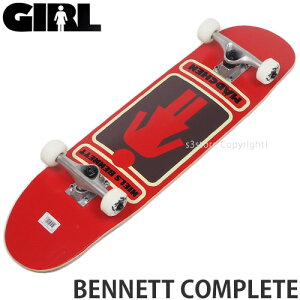 ガール GIRL ベネット コンプリート BENNETT COMPLETE スケートボード スケボー 完成品 初心者 ストリート パーク SKATEBOARD サイズ:7.875in