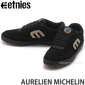エトニーズ ETNIES オーリアン ミシュラン AURELIEN MICHELIN シューズ スニーカー 靴 スケートボード スケボー スケシュー メンズ SHOES SKATEBOARD カラー:Black/Gold