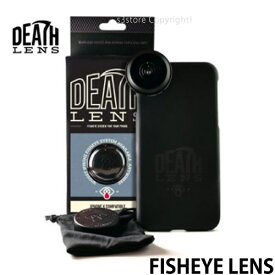 デスレンズ DEATH LENS フィッシュアイ レンズ FISHEYE LENS スマホ ケース 広角 撮影 動画 携帯 アクセサリー スケートボード スケボー 対応:iPhone X