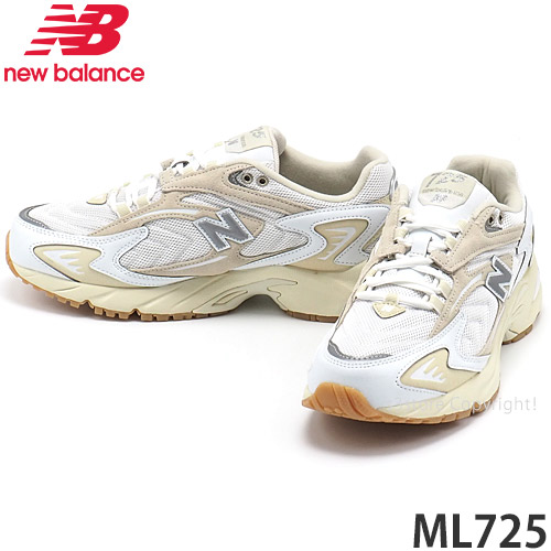 ニューバランス NEW BALANCE ML725 ランニング スポーツ スニーカー シューズ 靴 デイリーユース タウンユース メンズ SHOES  RUNNING SPORTS MENS カラー:Off White | Ｓ３ＳＴＯＲＥ　ＳＴＹＬＥ