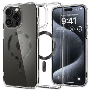 �y17�N�З��̋Z�p�́zSpigen iPhone 15 Pro �P�[�X MagSafe �N���A �ϏՌ� �ČRMIL�K�i�擾 �X�g���b�v�z�[�� ���ϗ}�� ���� �X�g���b�v�z�[�� 2�d�\�� �����Y�ی� �C�菝�h�~ MagSafe ���C�����X�[�d��