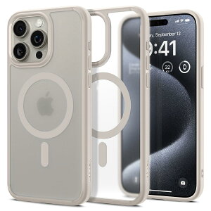 Spigen�y17�N�З��̋Z�p�́ziPhone 15 Pro �P�[�X MagSafe �N���A �ϏՌ� �ČRMIL�K�i�擾 �X�g���b�v�z�[�� ���ϗ}�� ���� �X�g���b�v�z�[�� 2�d�\�� �����Y�ی� �C�菝�h�~ MagSafe ���C�����X�[�d��