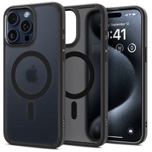 �y17�N�З��̋Z�p�́zSpigen iPhone 15 Pro �P�[�X MagSafe �N���A �ϏՌ� �ČRMIL�K�i�擾 �X�g���b�v�z�[�� ���ϗ}�� ���� �X�g���b�v�z�[�� 2�d�\�� �����Y�ی� �C�菝�h�~ MagSafe ���C�����X�[�d��