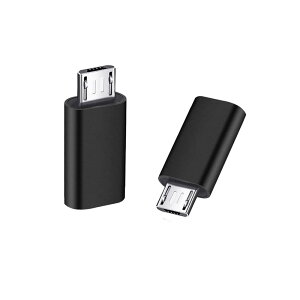 YFFSFDC }CNUSBϊA_v^[ ^CvC Micro USB ϊA_v^ 2 Type C X to Micro USB IX ϊRlN^ [dƃf[^] GalaxyANexusAXperiaAHUAWEIMicro USBݔΉ ubN