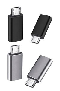 YFFSFDC }CNUSBϊA_v^[ ^CvC Micro USB ϊA_v^ 4 Type C X to Micro USB IX ϊRlN^ [dƃf[^] GalaxyANexusAXperiaAHUAWEIMicro USBݔΉ iubN AV