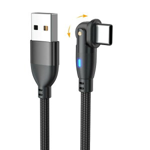 YFFSFDC USB Type CP[u 2m L^ 180x] }[d f[^] }CN USB P[u TPE USB CP[u MacBook iPad Air/Pro Xperia Galaxy̑Androide ȂUSB-C@Ή ubN