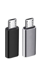 YFFSFDC USB-C  Micro USB A_v^ Type-C (X) to Micro USB (IX) ϊA_v^ 2 }CNUSBϊA_v^[ ϊRlN^ [dƃf[^] XperiaAGalaxyANexusAHUAWEIMicro USBݔΉ(ub