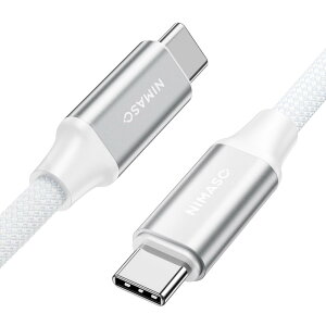 NIMASO USB C Type C P[u (Gen2)y100W/5A}[d USB3.1 PDΉ 4K / 60Hz fo 2mz ^Cvc P[u iPhone 15 V[Y MacBookAiPad mini6AiPad Protype c@Ή(zCg)