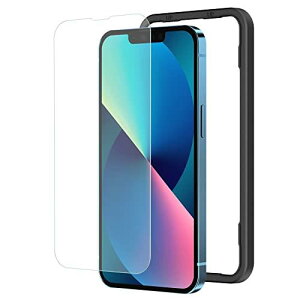 NIMASO アンチグレア フィルム iPhone 14 /iPhone 13 Pro/iPhone 13 用 ガラスフィルム 液晶 保護フィルム アイフォン 14 / 13 / 13プロ 対応 指紋/反射防止 高硬度9H さらさら ゲームフィルム ガイド枠付き 1