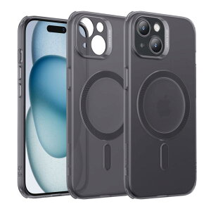 ESR iPhone 15 Plus �P�[�X ���^ �_�� MagSafe�Ή� �R�p�K�i�ی� ��phone15plus �P�[�X ���ϑϐ� �Ϗ��� iPhone 15 Plus �p���A�V���R���P�[�X ���C�z���X�}�z�P�[�X Zero�V���[�Y �u���b�N
