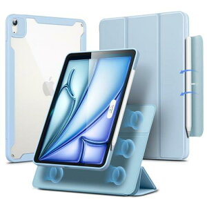 ESR iPad Air 11�C���`(M2) �P�[�X(2024)�AiPad Air ��5/4���� �P�[�X(2022/2020)��p Pencil�z���_�[�t���A���O���\�}�O�l�b�g�J�o�[�A�c�u��/���u���X�^���h�APencil Pro/USB-C���S�Ή��ARebound 360�V���[�Y