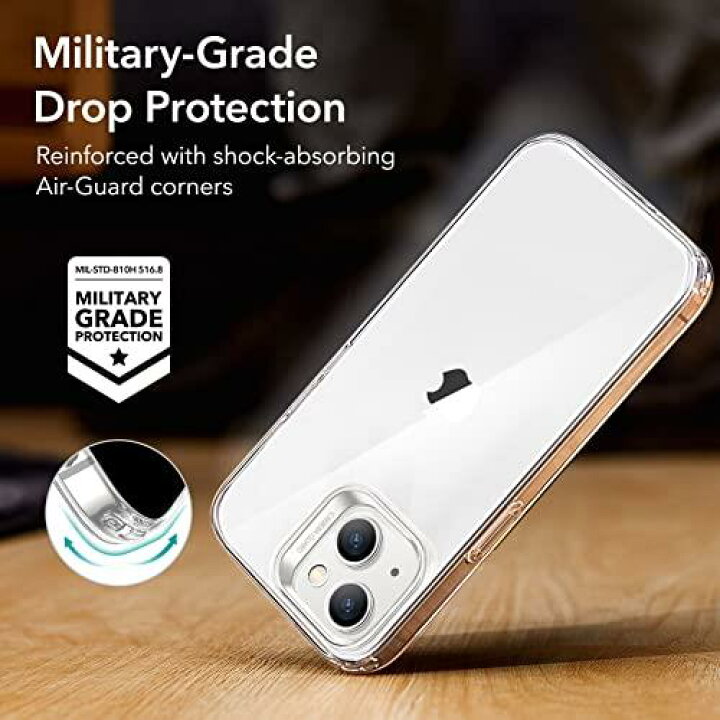 楽天市場】ESR iPhone 14 Plus ケース クリア ケース 耐衝撃 薄型 米軍 